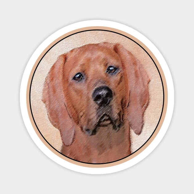 Redbone Coonhound Magnet by Alpen Designs